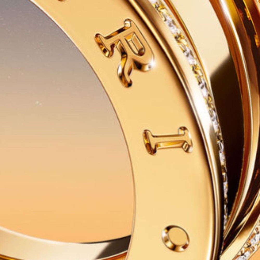 Authentic BVLGARI B.zero1 Ring — 18k Gold Designer Band, Estate or Pre‑Owned